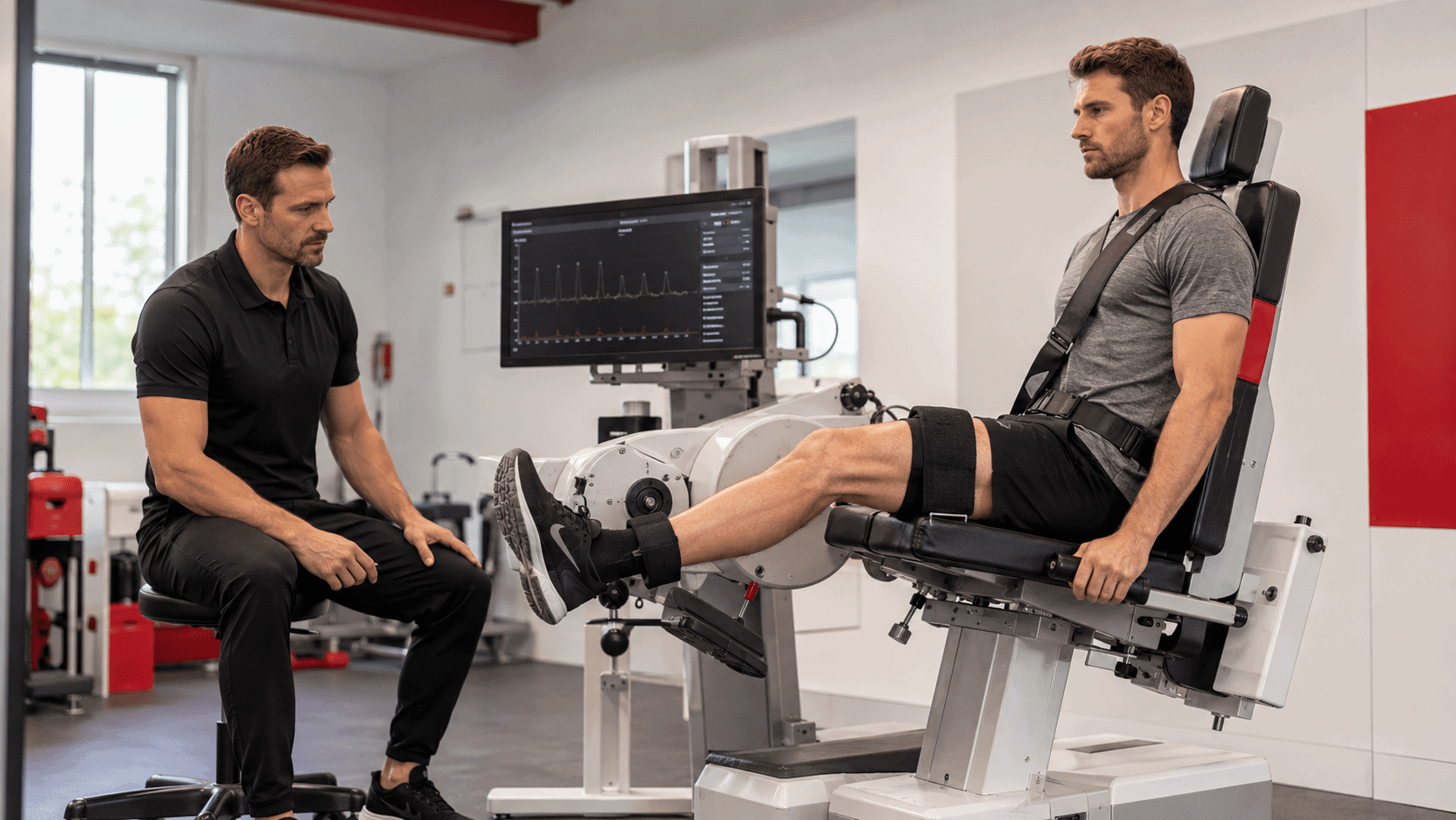 Sportwissenschaftliche Diagnostik mit isokinetischem Gerät in der Rehabilitation
