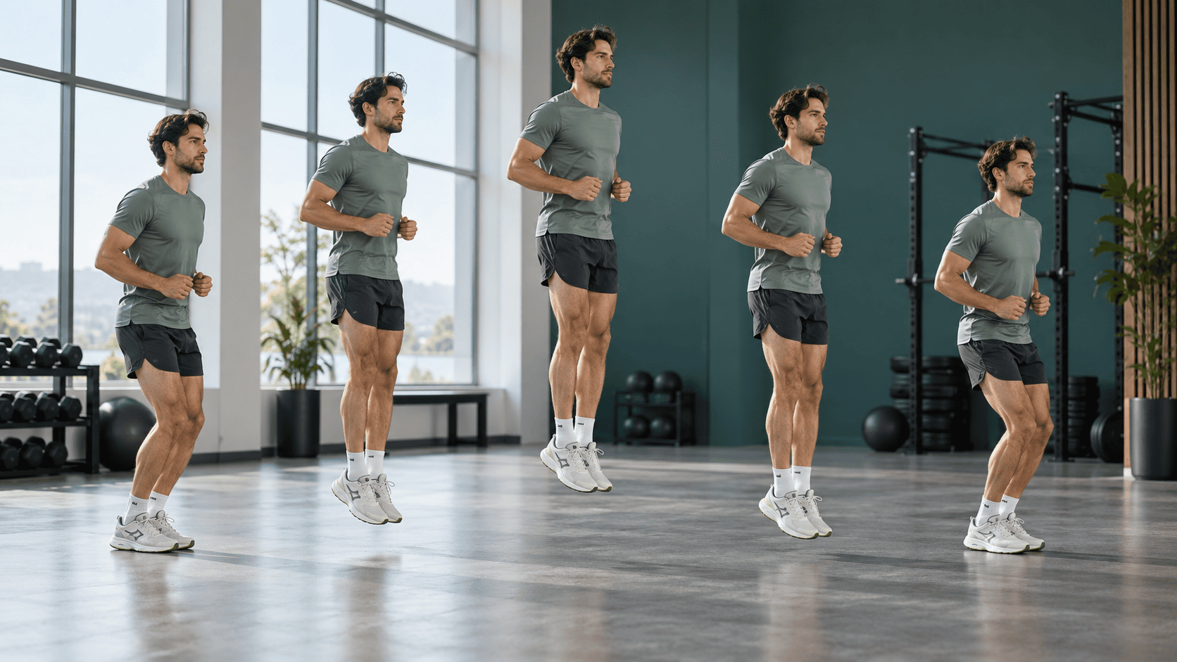Pogo Hops als einfache plyometrische Übung für Läufer